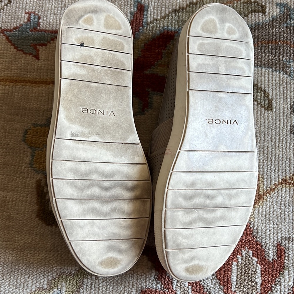 VINCE Blair Perforated Sneaker in Gray - Picture 5 of 5